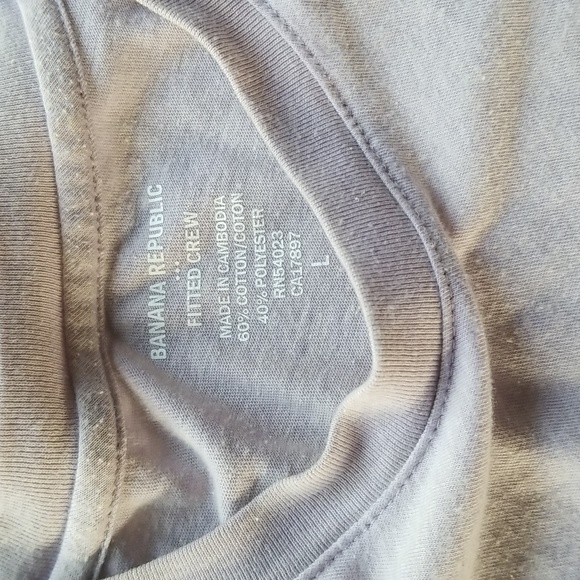 Banana Republic Fitted Crew Men's L - Picture 3 of 5